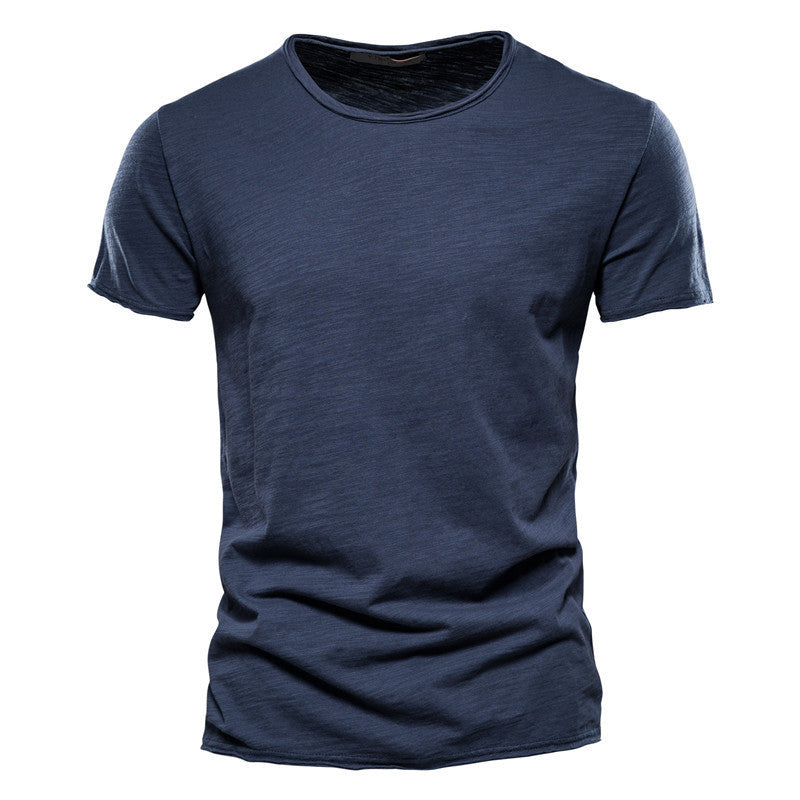 Steven – Men's Slim Cotton T-Shirt