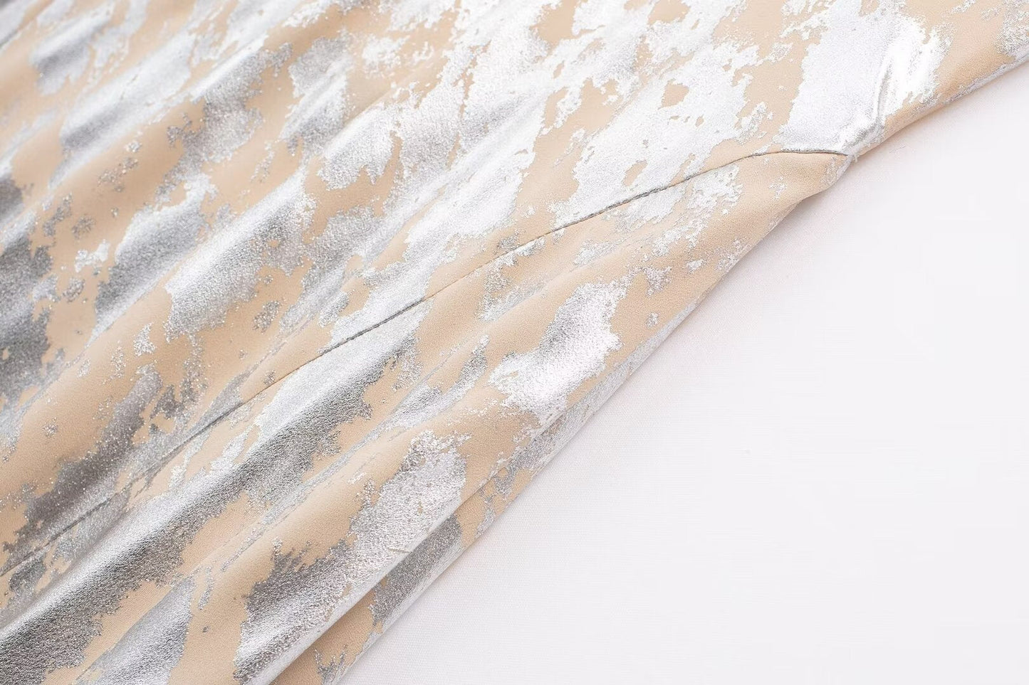 Jean – Metallic Print Slip Dress