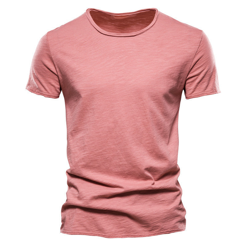 Steven – Men's Slim Cotton T-Shirt