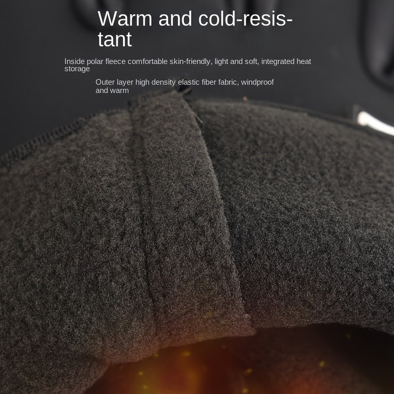 Men's and Women's Winter Outdoor Waterproof Touchscreen Gloves for Sports and Commuting