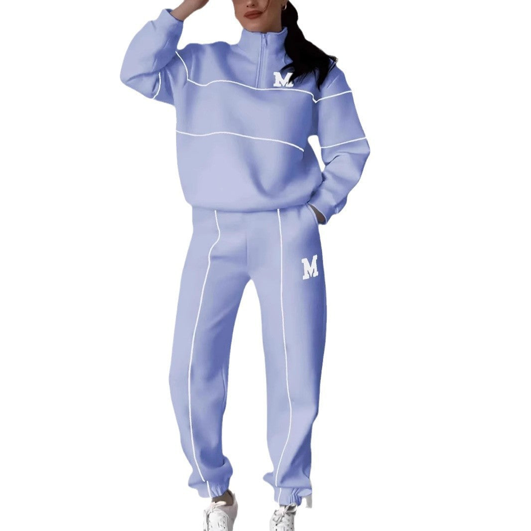 Sophia – Women's 2 Piece Lounge Hoodie Pullover Sweatsuit Set