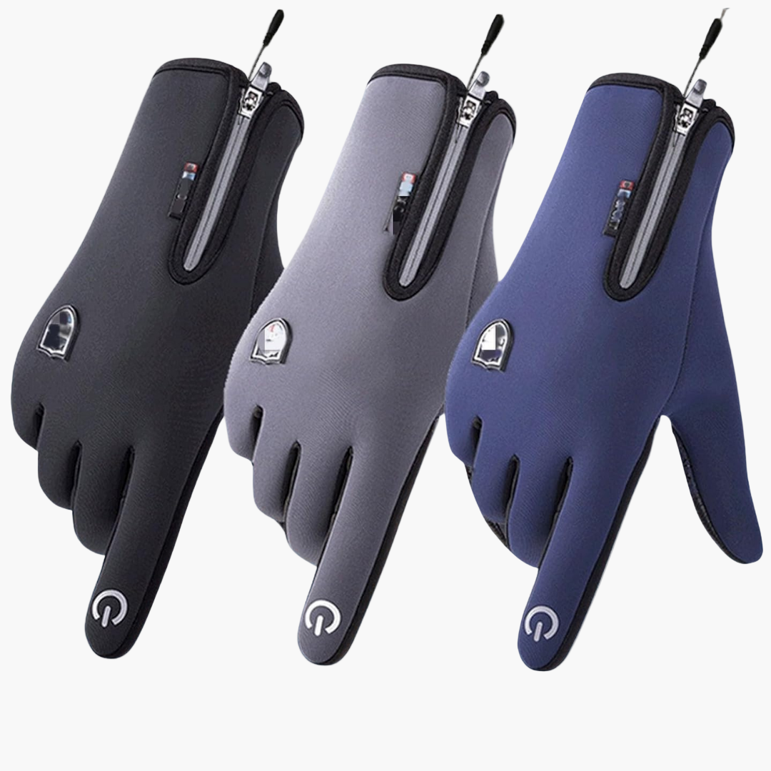 Men's and Women's Winter Outdoor Waterproof Touchscreen Gloves for Sports and Commuting