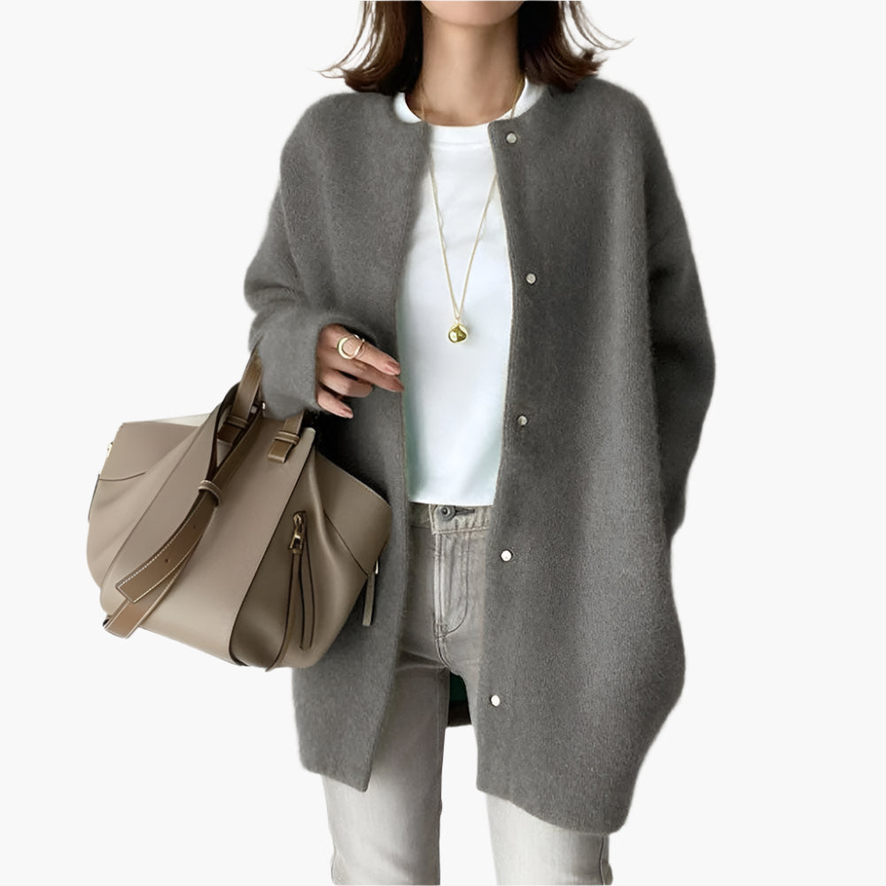 Women's Elegant Casual Knit Cardigan – Relaxed Fit Versatile Outerwear