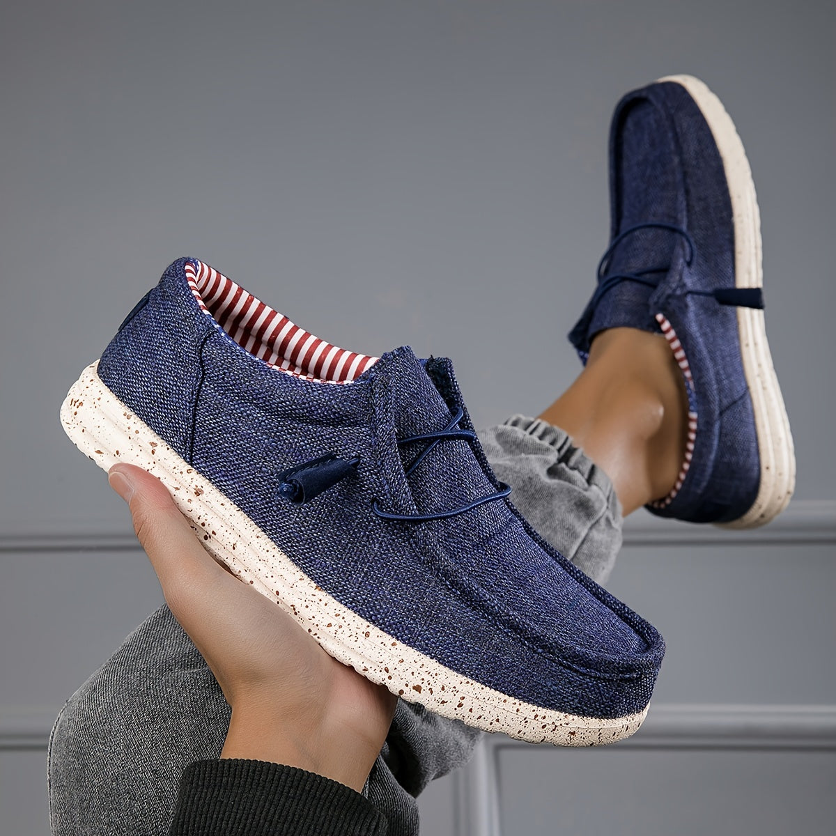 Men's Casual Slip-On Canvas Loafers – Everyday Comfort and Timeless Style