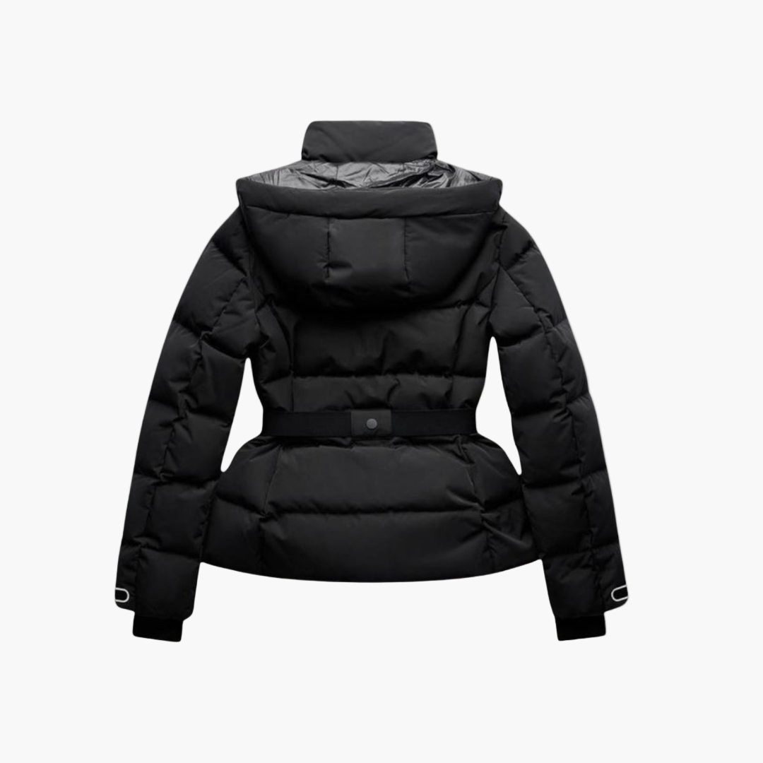 Women's Belted Puffer Jacket for Winter – Stylish Water-Resistant Insulated Outerwear