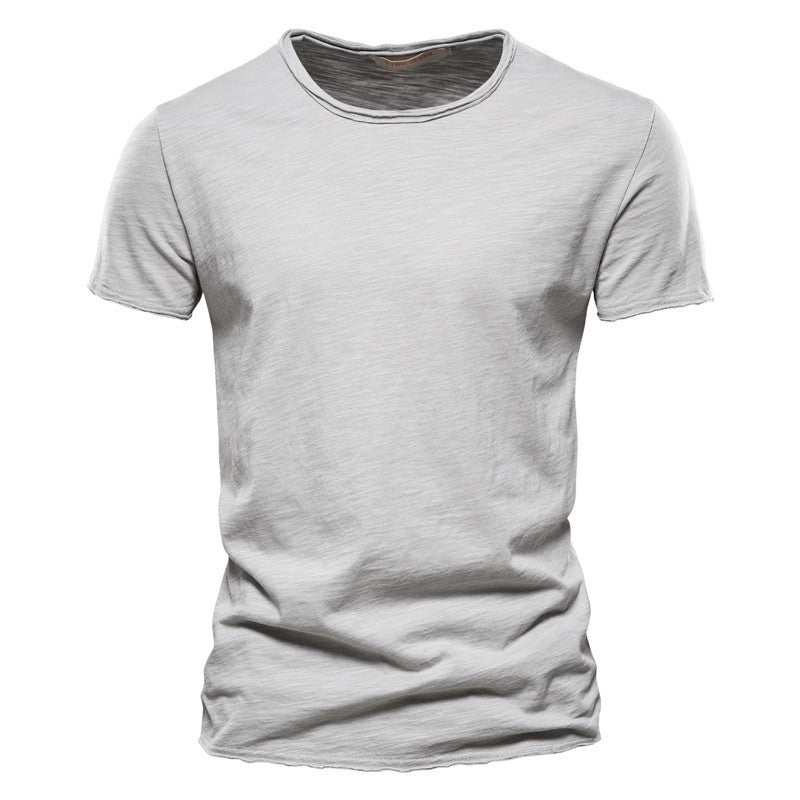 Steven – Men's Slim Cotton T-Shirt