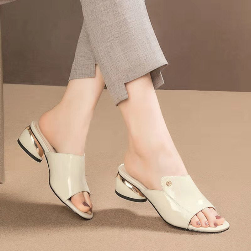 Lynda – Trendy Casual Half Slippers