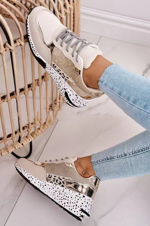 Katy – Women’s Lace-Up Platform Sports Shoes