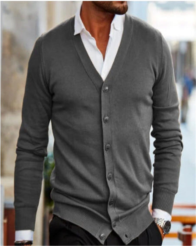 Cameron – Simple Casual Men's Sweater Jacket