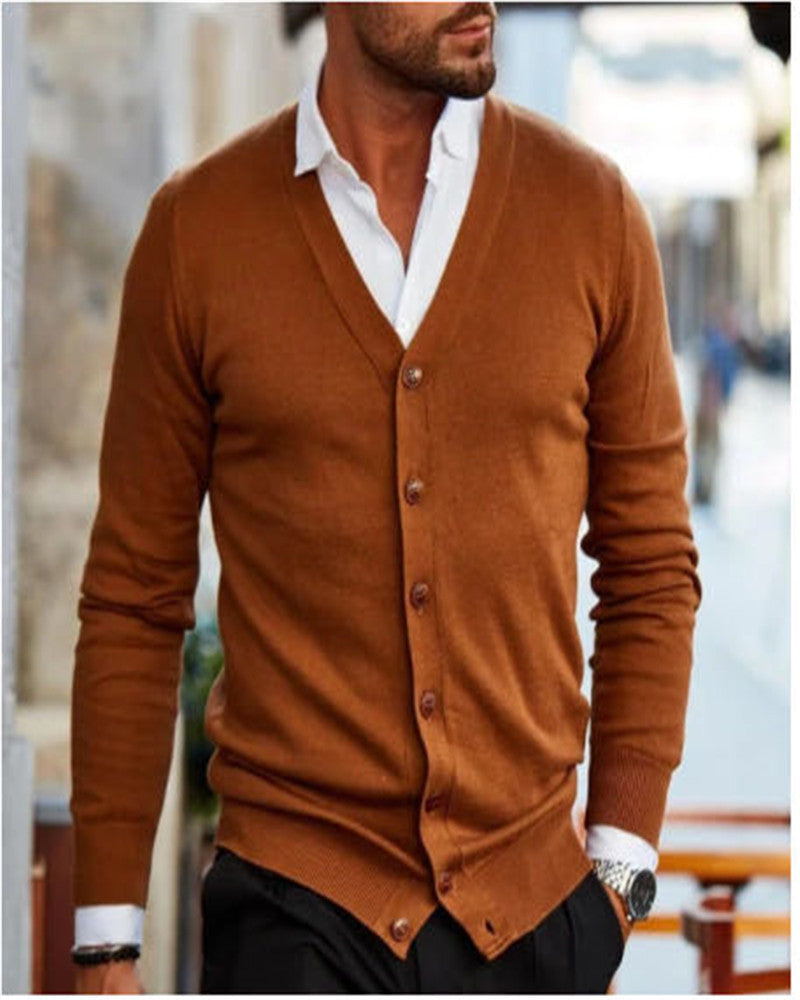 Cameron – Simple Casual Men's Sweater Jacket