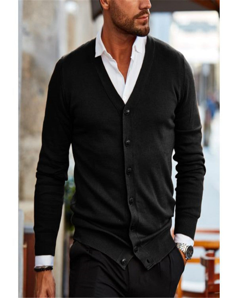 Cameron – Simple Casual Men's Sweater Jacket