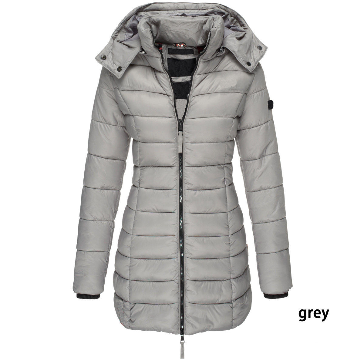 Linda – Mid-length Slim-fit Quilted Jacket