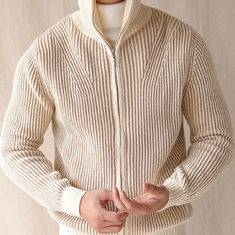 Christopher – Retro Art Style Men's Cardigan
