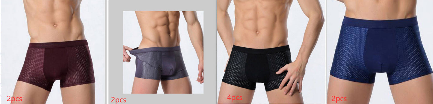 Dominic – Ice Silk Men's Mesh Boxer Underwear