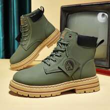 Men's Outdoor Rugged Fashion Ankle Boots for Adventure and Work