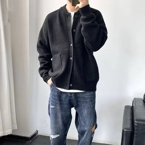 Men's Classic Button Cardigan for Casual and Smart Outfits