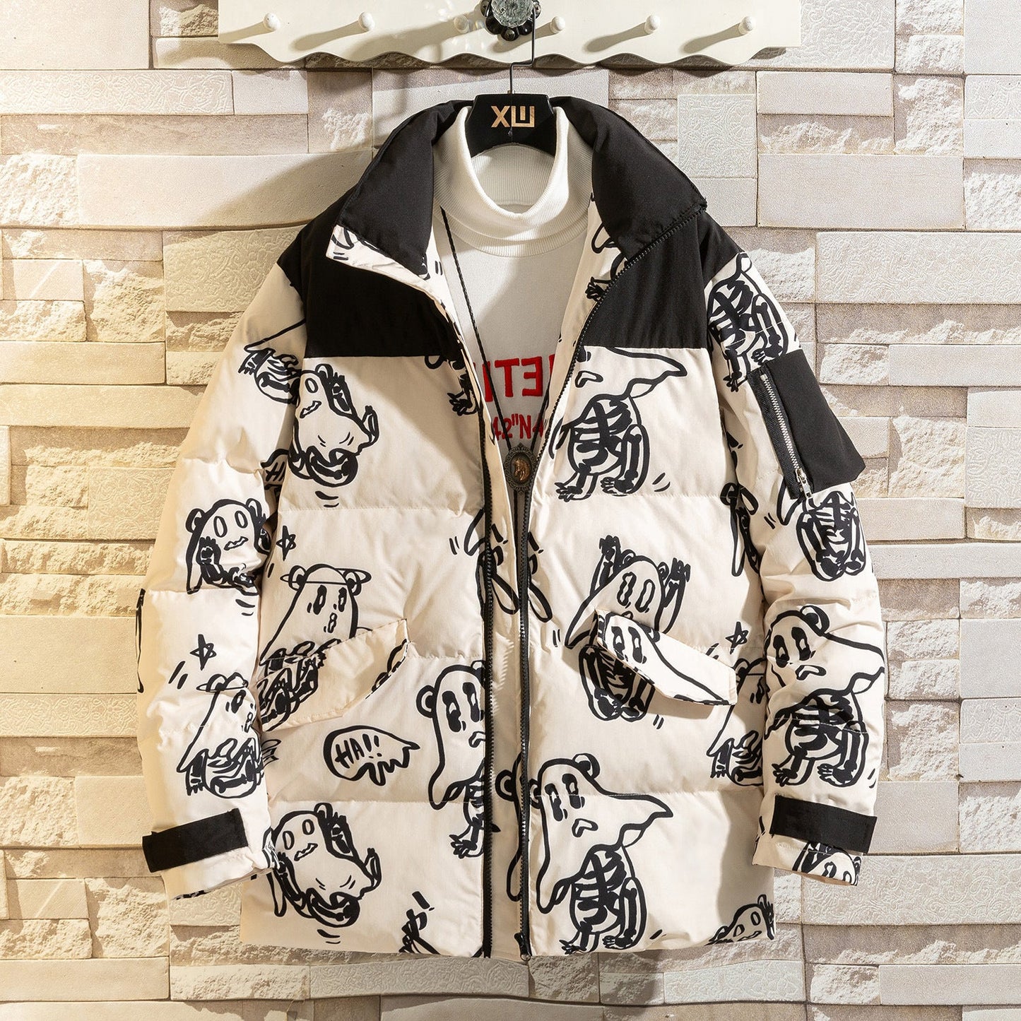 Rhys – Korean Style Loose Bread Jacket for Men