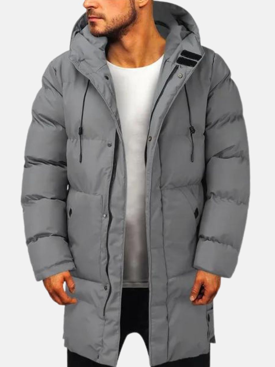 Men's Winter Parka Jacket – Stylish Long Puffer Coat for Outdoor & Casual Wear