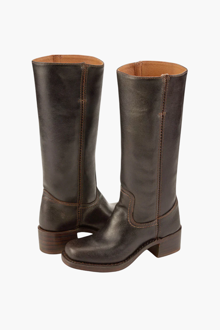 Women's Classic Knee-High Fashion Boots – Stylish Everyday Block Heel Footwear