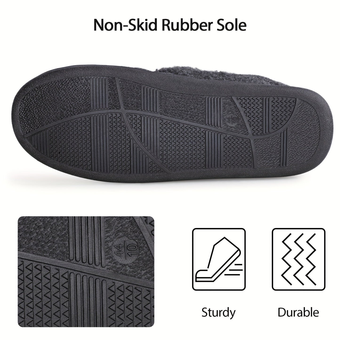Men's High-Top Comfort Slippers with Adjustable Strap for Everyday Wear