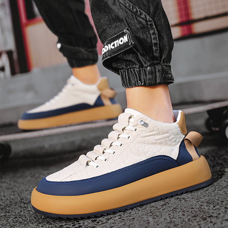 Perry – Trendy Color-blocked Casual Sneakers for Men