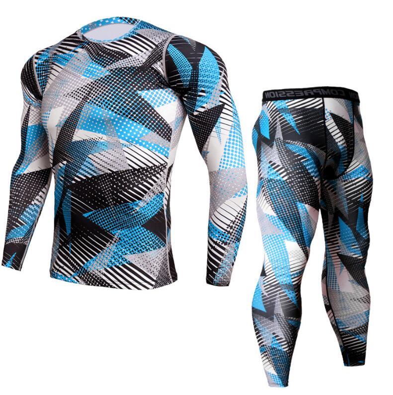 Eric – Men's Camouflage Jogger Set with Compression T-shirt