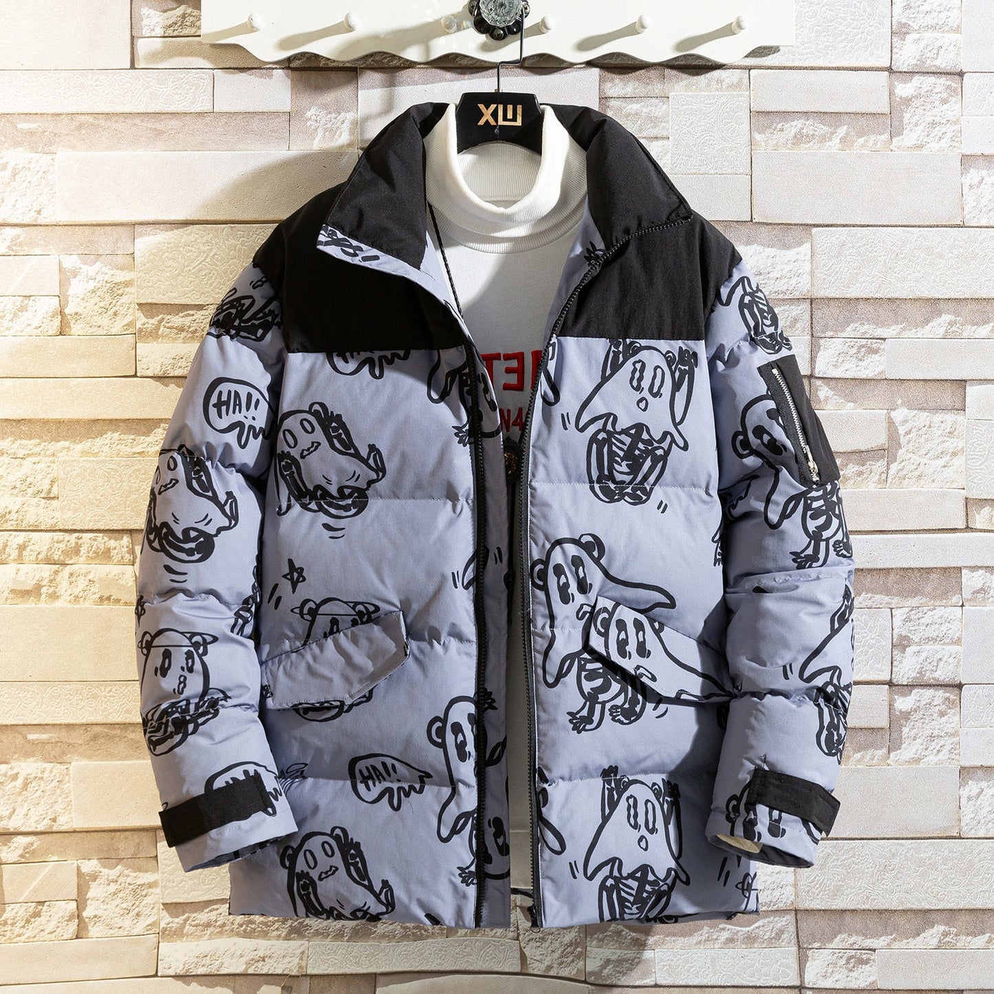 Rhys – Korean Style Loose Bread Jacket for Men