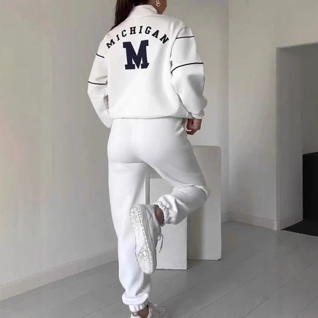 Sophia – Women's 2 Piece Lounge Hoodie Pullover Sweatsuit Set