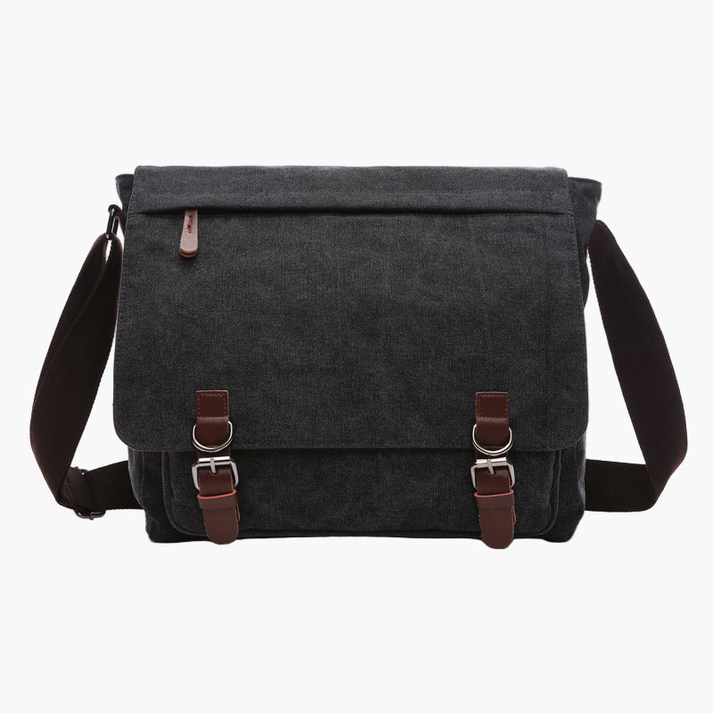 Men's and Women's Classic Messenger Shoulder Bag for Work, School, and Everyday Use