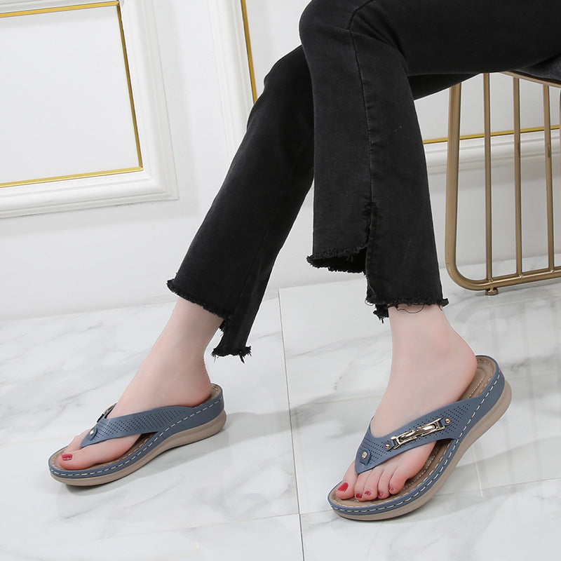 Lucy – Bohemian Sponge Cake Beach Slippers