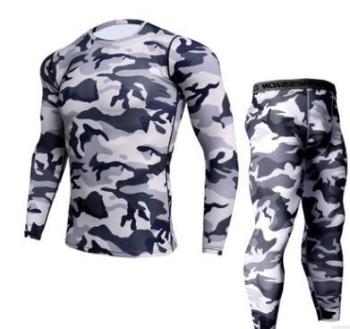 Eric – Men's Camouflage Jogger Set with Compression T-shirt
