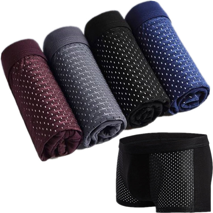 Dominic – Ice Silk Men's Mesh Boxer Underwear