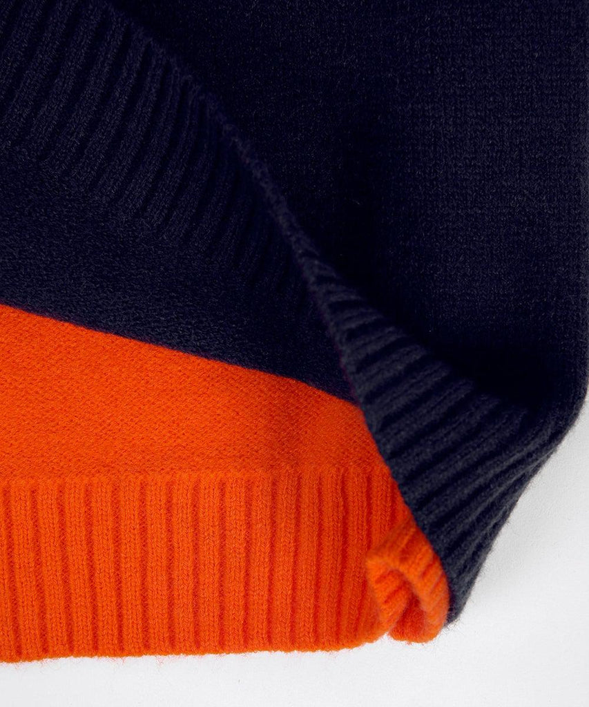 Women's Modern Graphic Stripe Pullover Sweater - Trendy Casual Urban Style