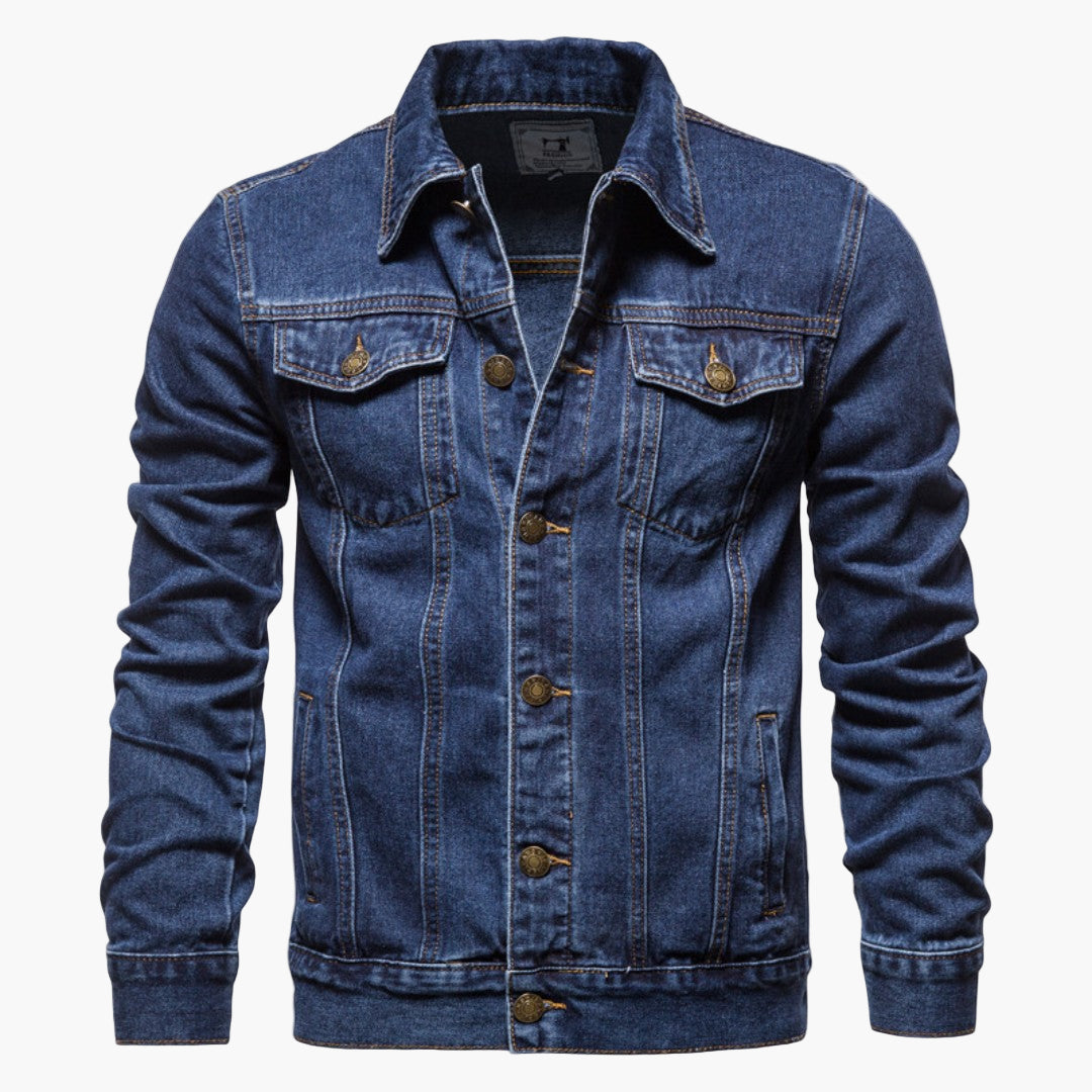 Men's Classic Denim Jacket Versatile Everyday Style