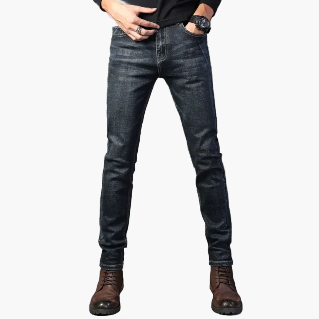 Men's Slim Fit Stretch Casual Jeans – Classic Traveler Style