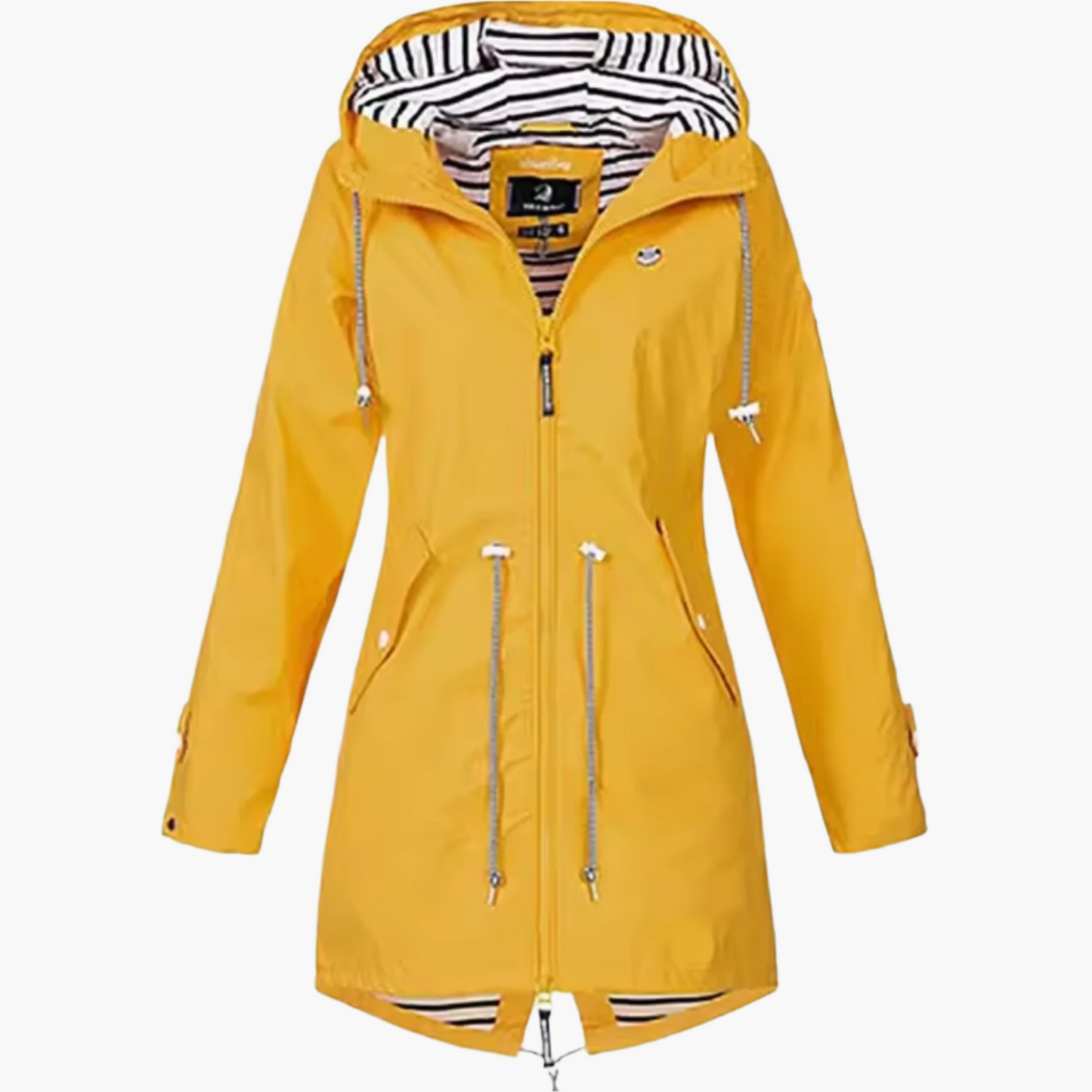 Women's Outdoor Waterproof Hooded Rain Jacket – Windproof Multi-Season Parka for Hiking & Travel