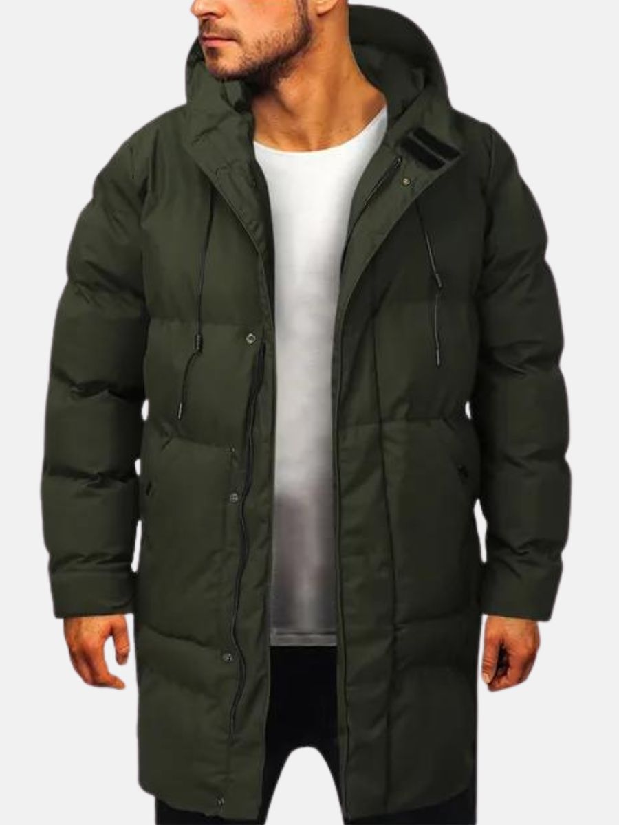 Men's Winter Parka Jacket – Stylish Long Puffer Coat for Outdoor & Casual Wear