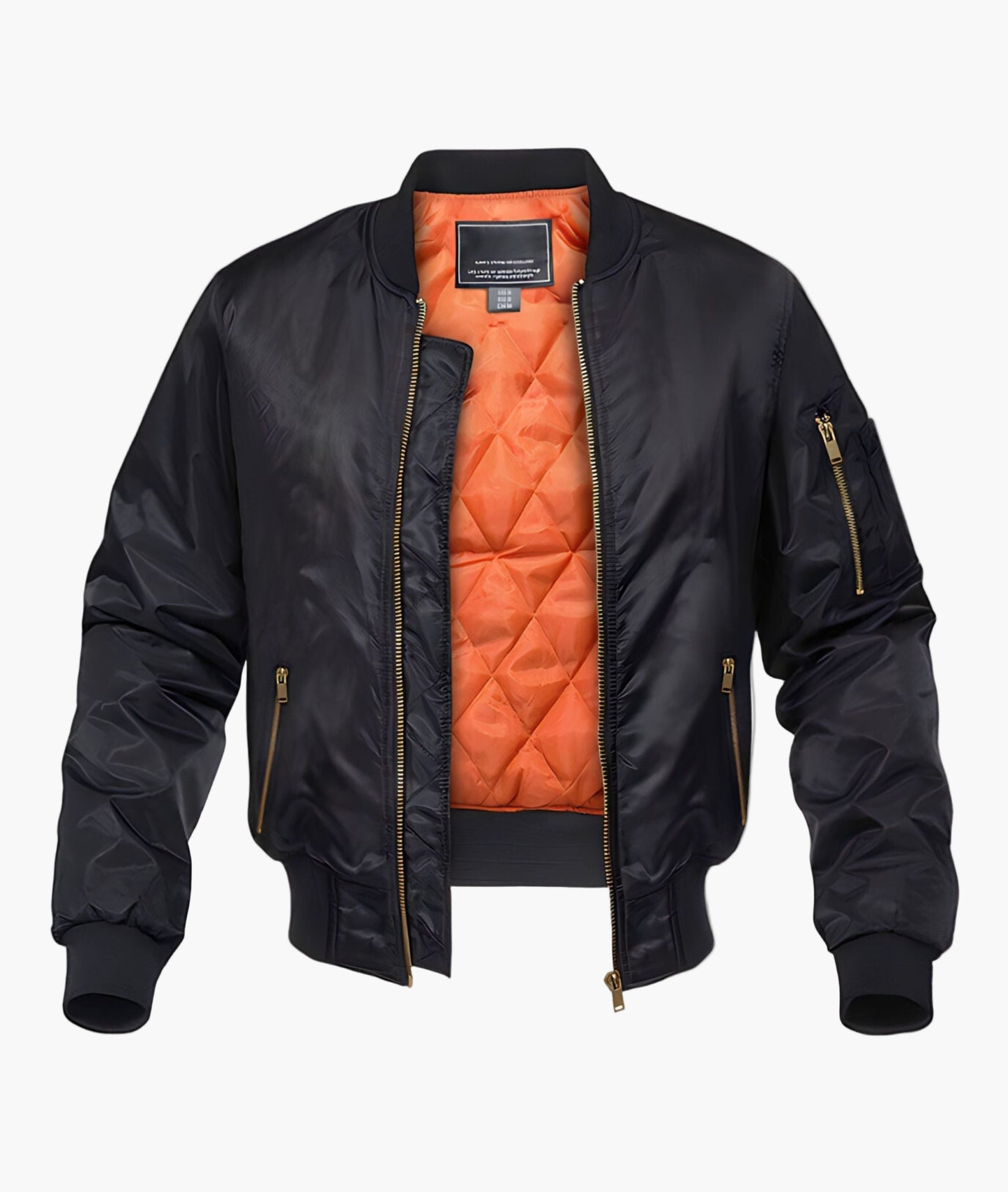 Men's Bomber Jacket – Relaxed Fit, Quilted Lining, Urban Style Outerwear