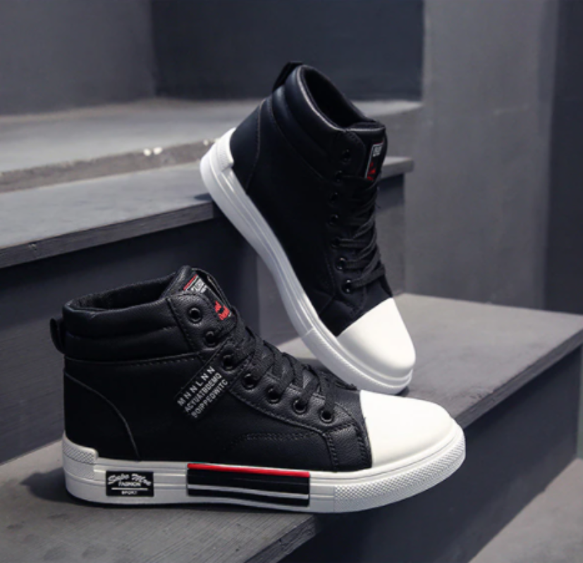 Men's Fashion High-Top Casual Sneakers for Fall and Winter