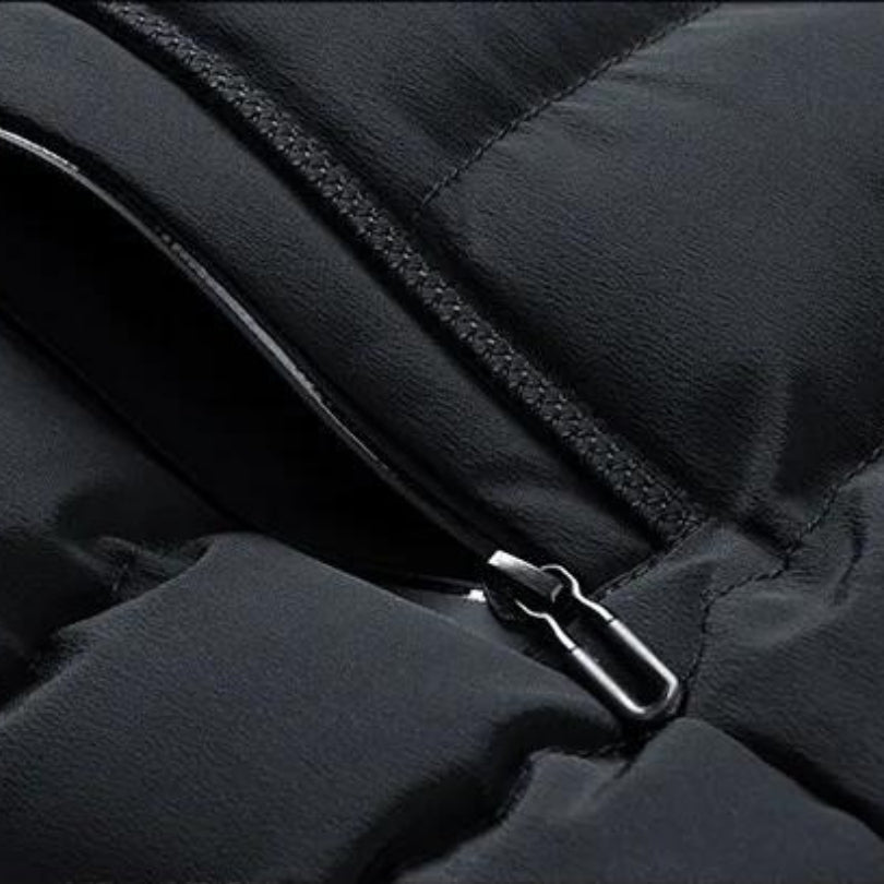 Men's Thermal Puffer Vest with Hood – Modern Outdoor Casual Style