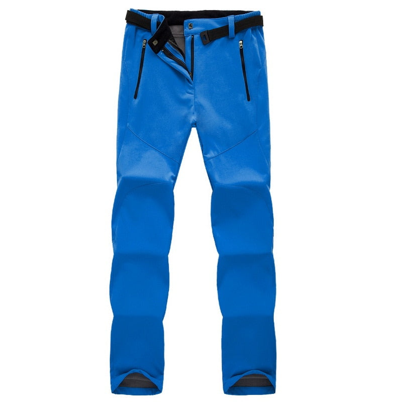 Men's Outdoor Waterproof Fleece-Lined Hiking and Trekking Pants