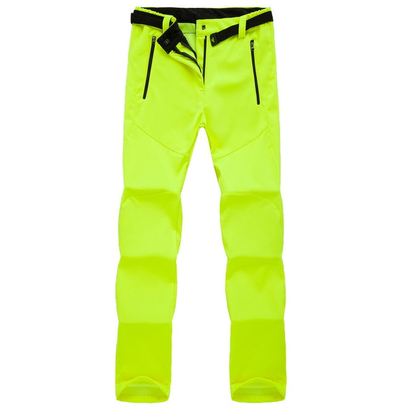 Men's Outdoor Waterproof Fleece-Lined Hiking and Trekking Pants