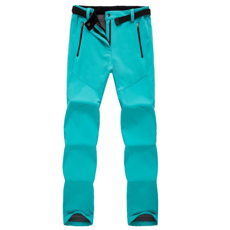 Men's Outdoor Waterproof Fleece-Lined Hiking and Trekking Pants