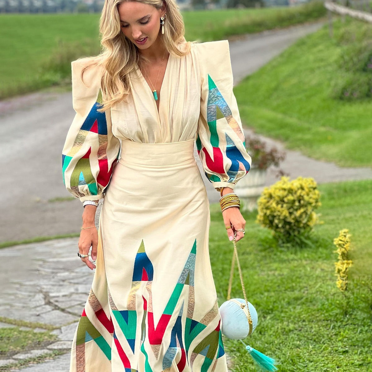 Robyn – Elegant Combination Style Suit Dress
