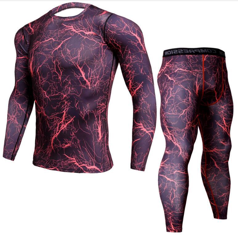 Eric – Men's Camouflage Jogger Set with Compression T-shirt