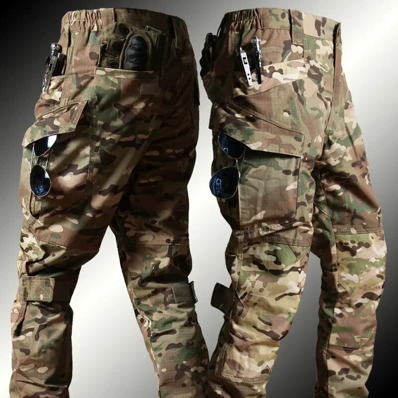 Men's Tactical Combat Suit Set – Military Style Uniform for Outdoor and Utility Use
