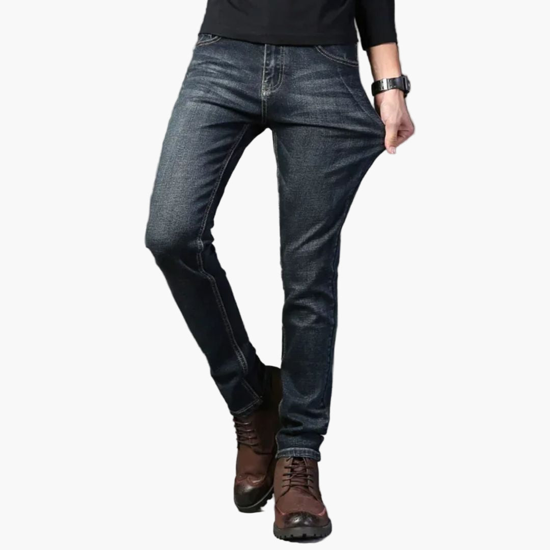 Men's Slim Fit Stretch Casual Jeans – Classic Traveler Style