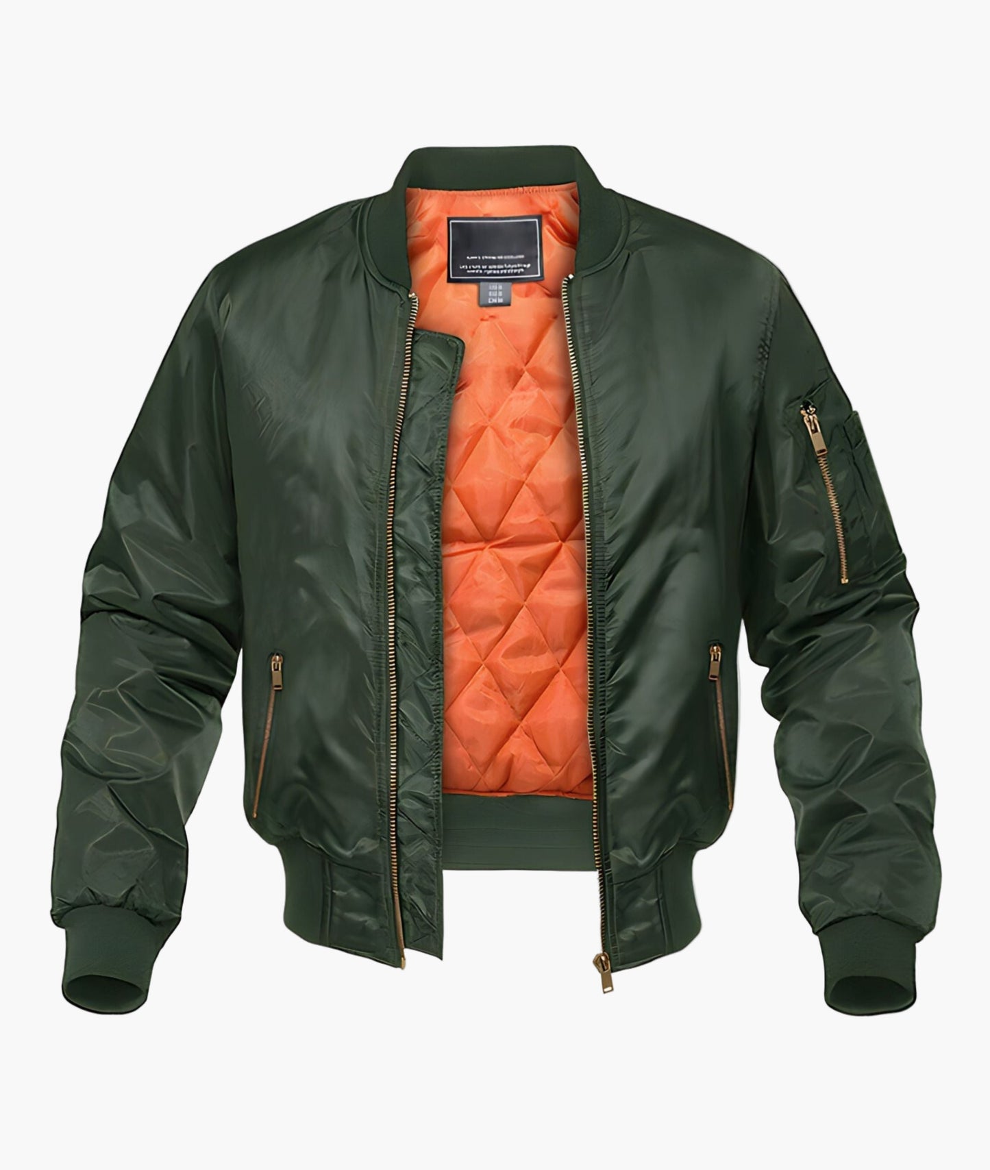 Men's Bomber Jacket – Relaxed Fit, Quilted Lining, Urban Style Outerwear