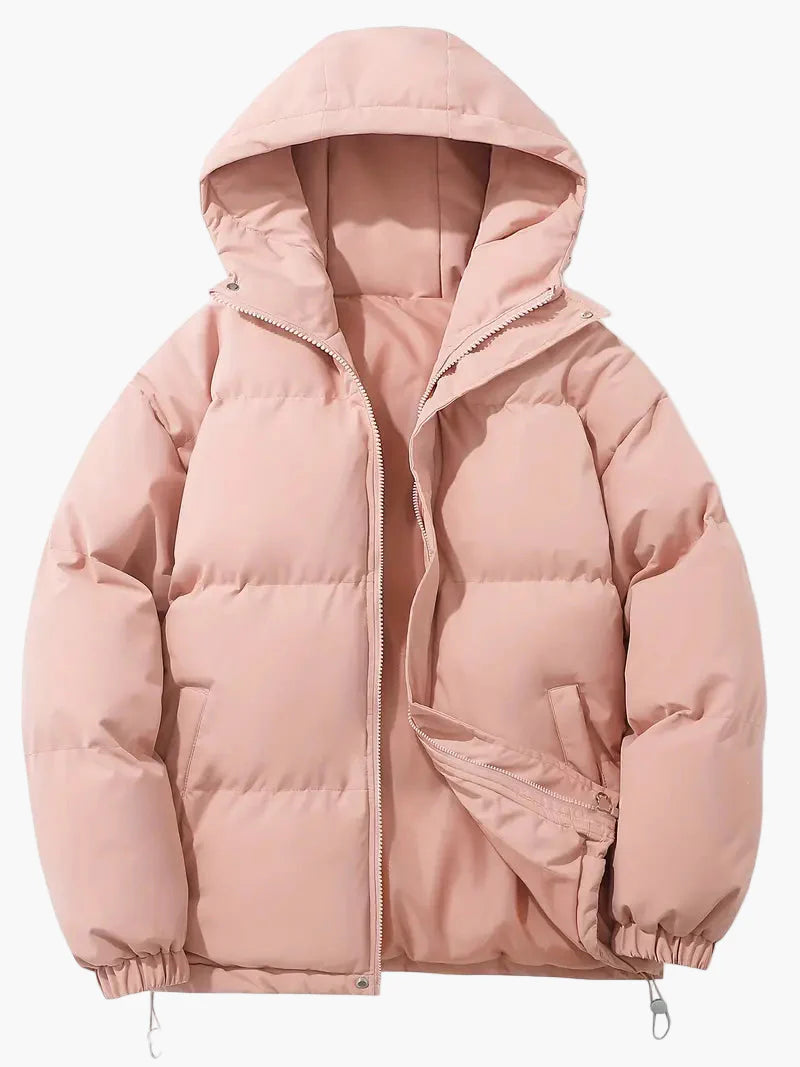 Men's Classic Winter Puffer Jacket with Hood – Warm Insulated Everyday Outerwear