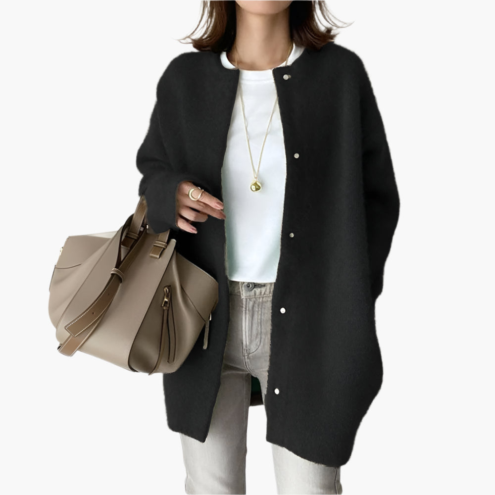 Women's Elegant Casual Knit Cardigan – Relaxed Fit Versatile Outerwear
